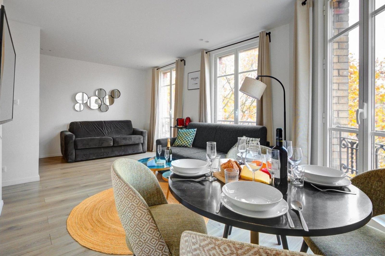 153 Suite Mylene - Superbe Appartement A باريس المظهر الخارجي الصورة